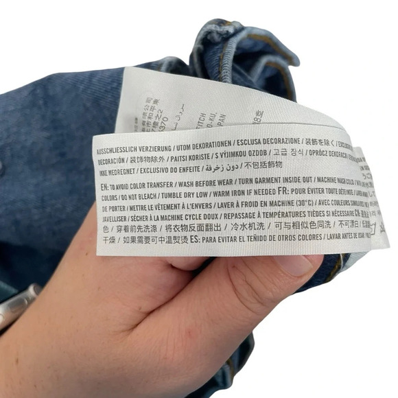 Abercrombie & Fitch Blue Jean Shorts - Picture 7 of 9